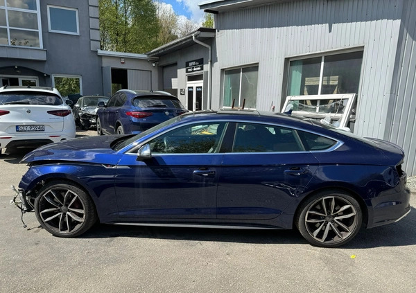 Audi S5 cena 84900 przebieg: 112000, rok produkcji 2018 z Ząbki małe 232